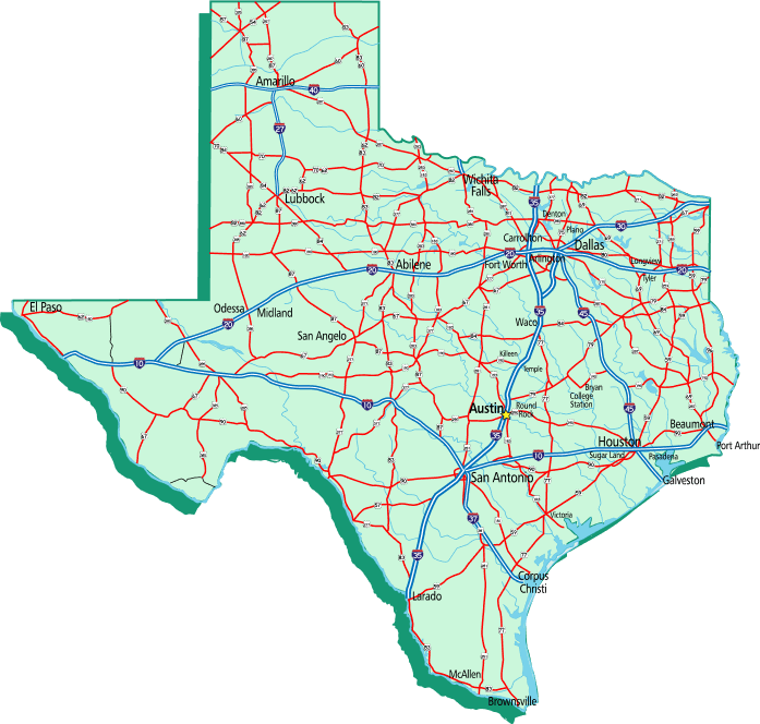 Texas Map